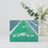 BIKE LANE POSTKARTE (Stehend Vorderseite)