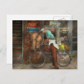 Bike - Lebensmittel 1938 liefern Postkarte (Vorne/Hinten)