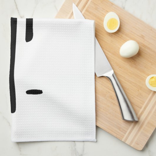 Bike Logo minimal Retro, Radfahren und Lover Geschirrtuch (Viertel Falte)