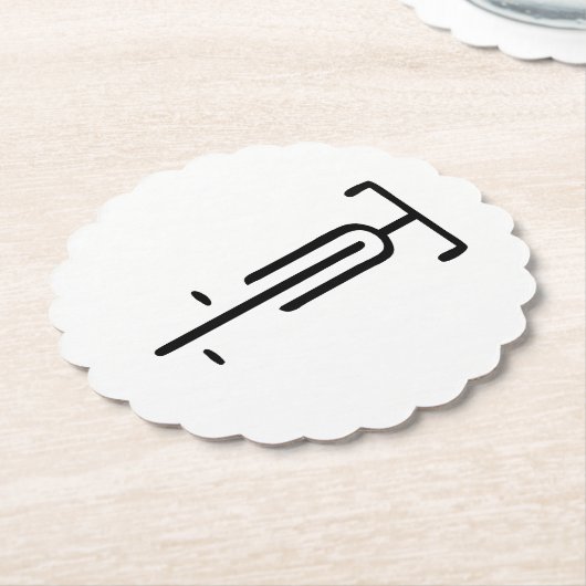 Bike Logo minimal Retro, Radfahren und Lover Untersetzer (angewinkelt)