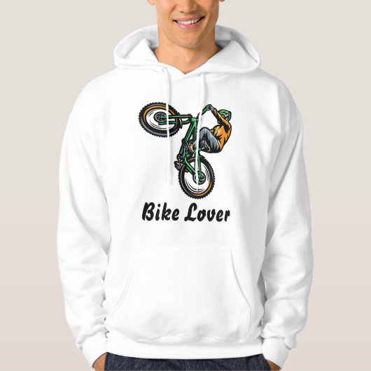 Bike Lover Einzigartiges Bike Design Hoodie (Vorderseite)