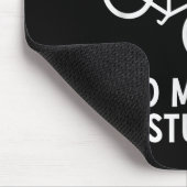 Bike Lover Shirt Ich mache meine eigenen Stunts Fa Mousepad (Ecke)