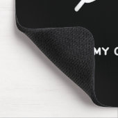 Bike Lovers Funny Shirt - I Do My Own Stunts  Mousepad (Ecke)