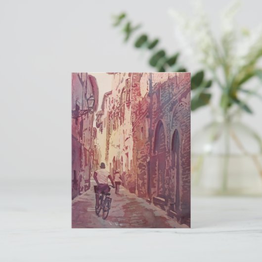 Bike Lucca Postkarte (Stehend Vorderseite)