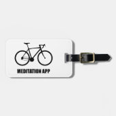 Bike Meditation App Gepäckanhänger (Vorderseite horizontal)