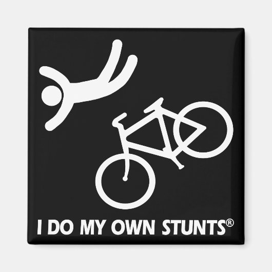 Bike meine eigenen Stunts Magnet (Vorne)