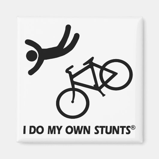 Bike meine eigenen Stunts Magnet (Vorne)
