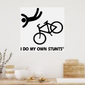 Bike meine eigenen Stunts Poster (Küche)