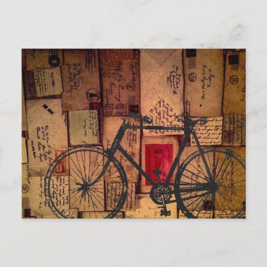 Bike Messenger postcasrd Postkarte (Vorderseite)