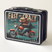 Bike Metall Brotdose (Rückseite)