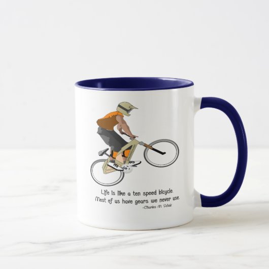 Bike mit Angebot Tasse (Rechts)