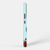 Bike mit Blume Geschenk Samsung Galaxy Fall Hülle (Rechte Seite)