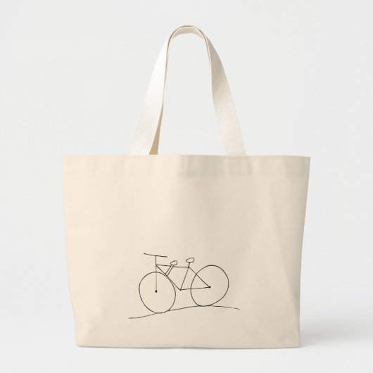 Bike mit Zweisitzer-Tasche Jumbo Stoffbeutel (Vorne)
