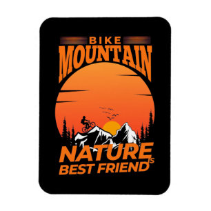 Bike Mountain Natur ist der beste Freund Magnet
