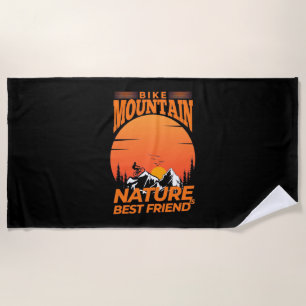 Bike Mountain Natur ist der beste Freund Strandtuch