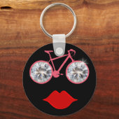 Bike-Mundraupe Schlüsselanhänger (Vorderseite)