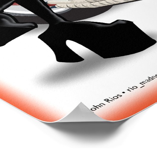 Bike Night Poster (Ecke)