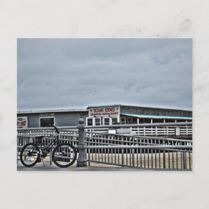 Bike On The Boardwalk von Shirley Taylor Postkarte