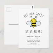 Bike Our Guest Moving Ankündigung Postkarte (Vorne/Hinten)