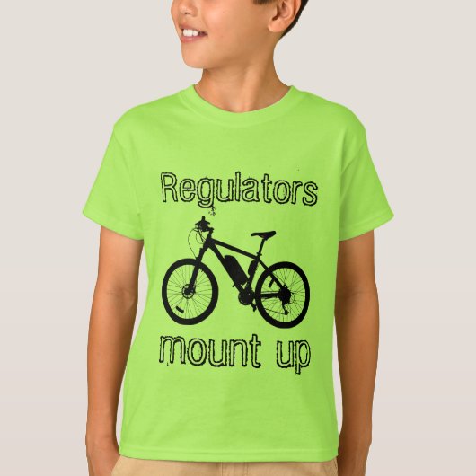 Bike-Regulierer treiben Lyric auf/zitieren Kid's T-Shirt (Vorderseite)