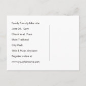 Bike Ride Bicycle Event Ankündigung (Rückseite)