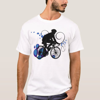Bike Rider - blau T-Shirt
