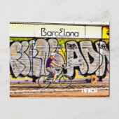 Bike riding on Barcelona, Spain, Postkarte (Vorderseite)
