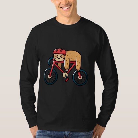 Bike Sloth T-Shirt (Vorderseite)