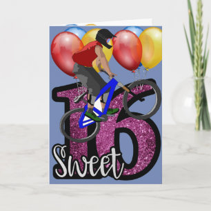 Bike Sport Happy Geburtstag Familie Freunde Destin Karte