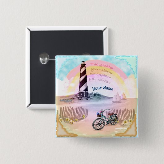 Bike Stormy Lighthouse Button (Vorne & Hinten)