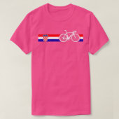 Bike Stripes Kroatien T-Shirt (Design vorne)