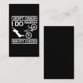 Bike Stuntman Crash Extreme Sport MTB Cyclist Visitenkarte (Vorne/Hinten)