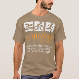 Bike Swim Run Triathlon Hobby Sport Game Geschenk  T-Shirt