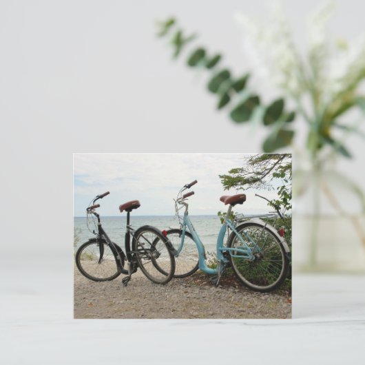 Bike the Island - Mackinac Island, Michigan Postkarte (Stehend Vorderseite)