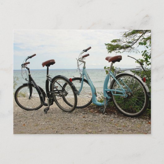 Bike the Island - Mackinac Island, Michigan Postkarte (Vorderseite)