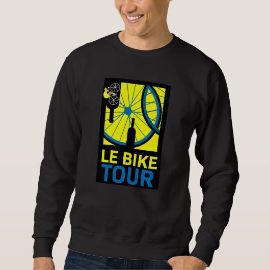 Bike Tour Kunst, Dichtung und Musik Sweatshirt (Vorderseite)