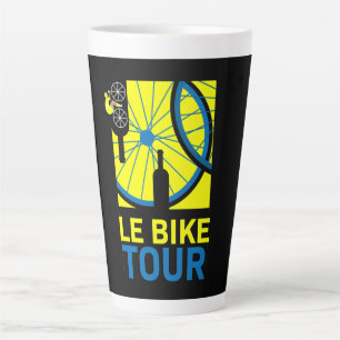 Bike Touring Art Milchtasse
