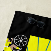 Bike Touring Art Strandtuch (Beispiel)