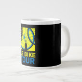 Bike Touring Jumbo-Tasse (Vorderseite Rechts)