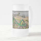 Bike Triplets Mattierte Tasse (VorderseiteRechts)