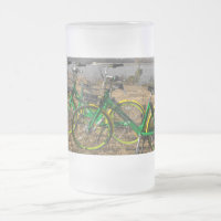 Bike Triplets Mattierte Tasse