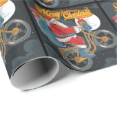 Bike Weihnachten Geschenkpapier (Rolleneckpunkt)