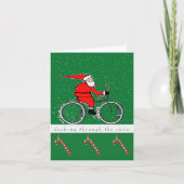 Bike Weihnachtskarten Feiertagskarte (Vorderseite)