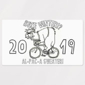 Bike Winter 2019 Alpaca Sweater Sticker (Design 2)