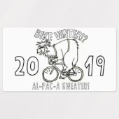 Bike Winter 2019 Alpaca Sweater Sticker (Design 1)