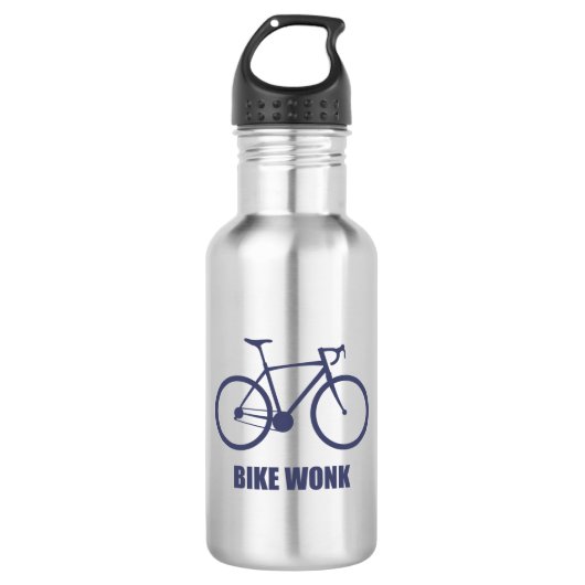 Bike Wonk Edelstahlflasche (Vorderseite)