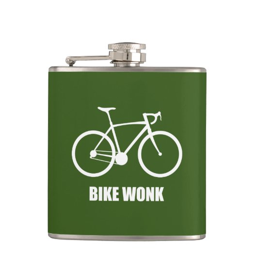 Bike Wonk Flachmann (Vorderseite)