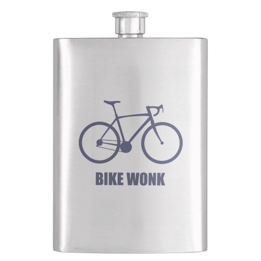 Bike Wonk Flachmann (Vorderseite)