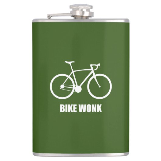 Bike Wonk Flachmann (Vorderseite)