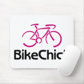 BikeChick Logo (neu) Mousepad (Mit Mouse)